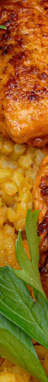 Crispy Chicken Ouzi with Cashews