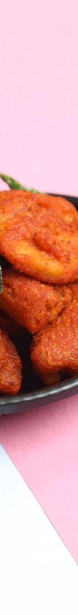 Crispy Chicken Pakora with Fried Chilies