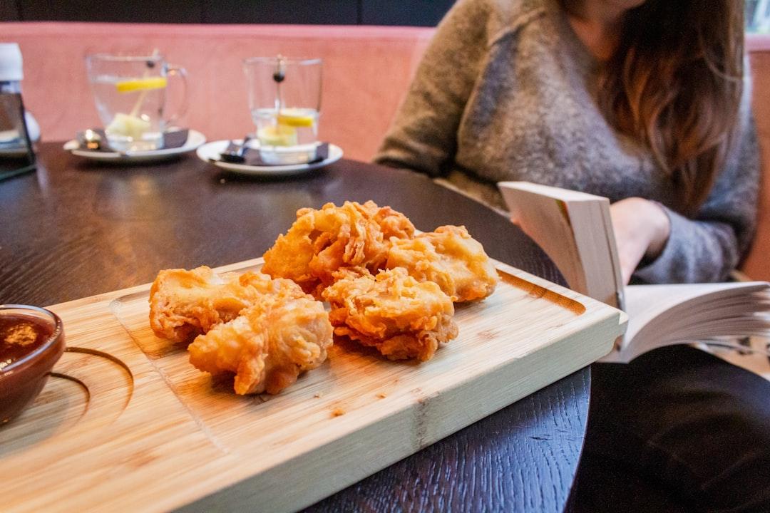 Crispy Chicken Pakora with Mint Yogurt