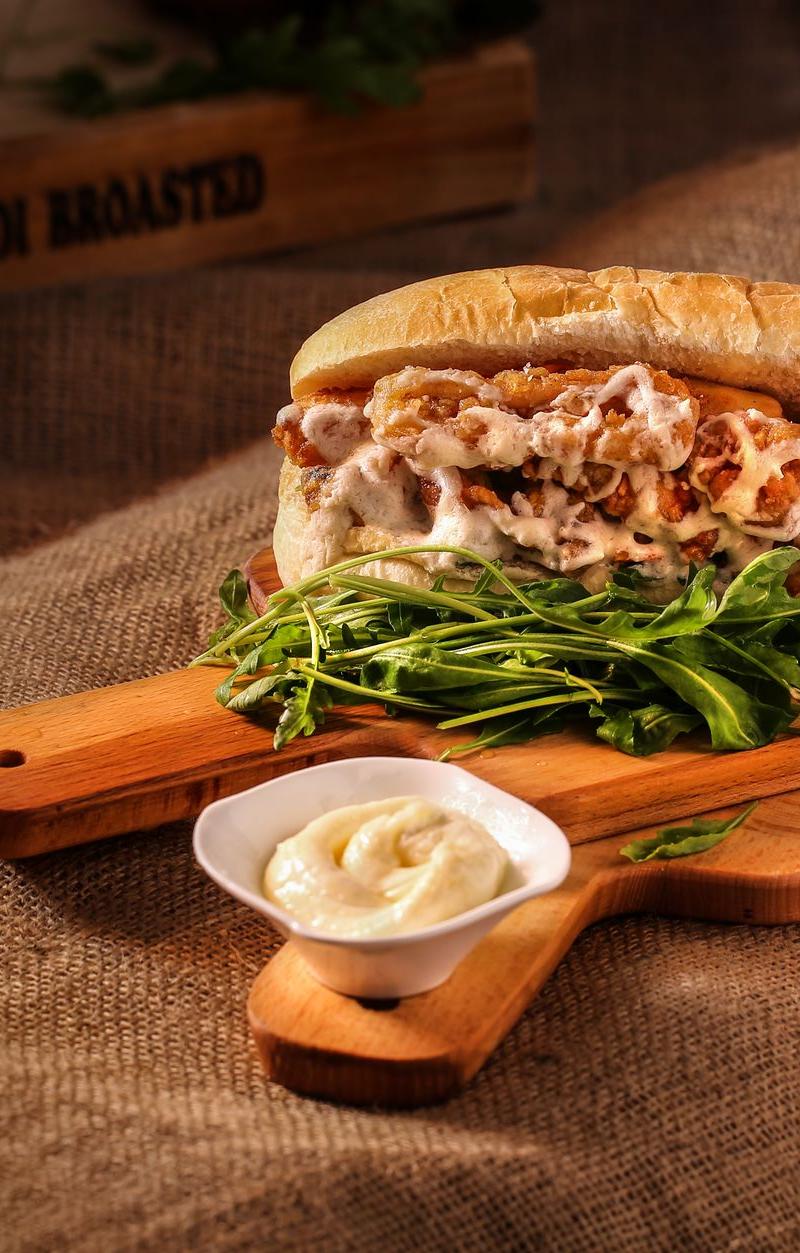 Crispy Chicken Parm Sandwich