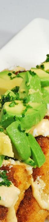 Crispy Chicken Taquitos with Lime Crema