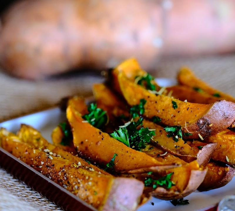 Crispy Chili Lime Sweet Potato Fries