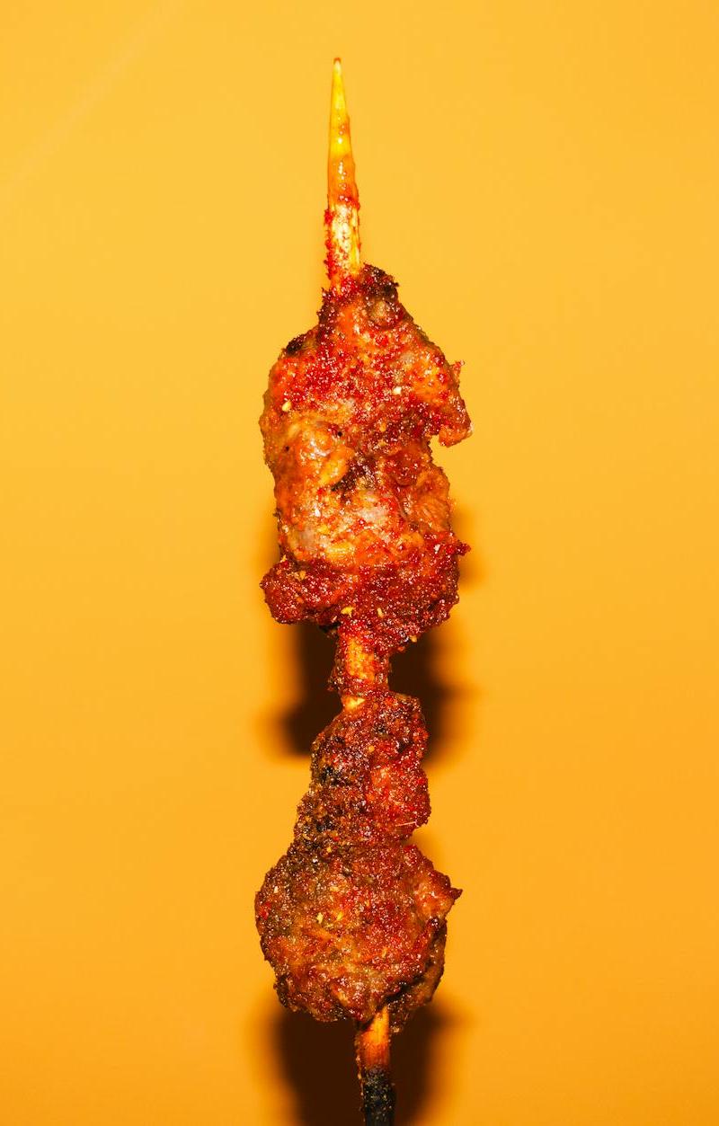 Crispy Chili-Spiced Lamb Skewers