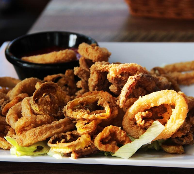 Crispy Chopitos with Garlic Aioli