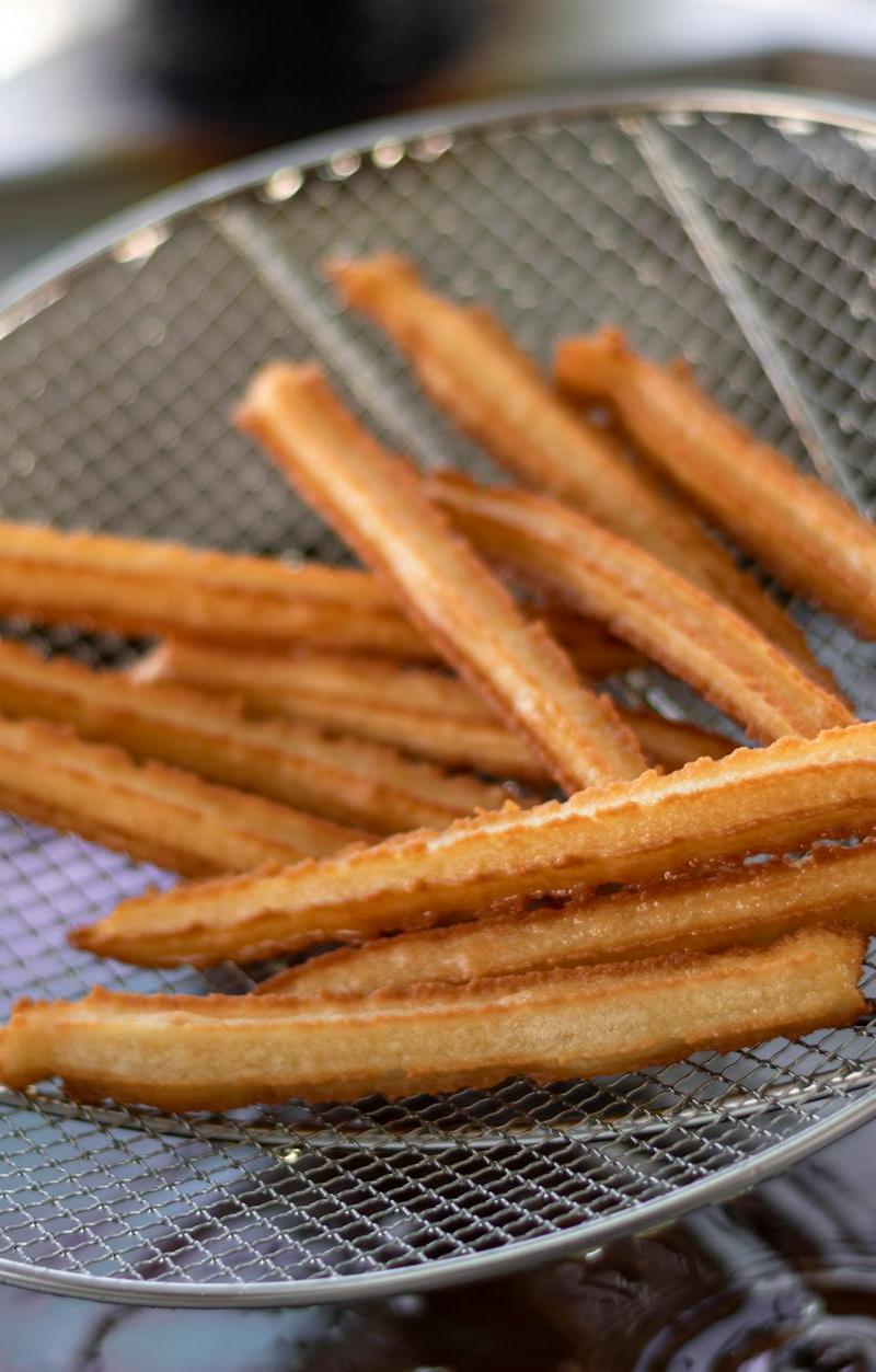 Crispy Churros With Cinnamon Sugar & Chocolate