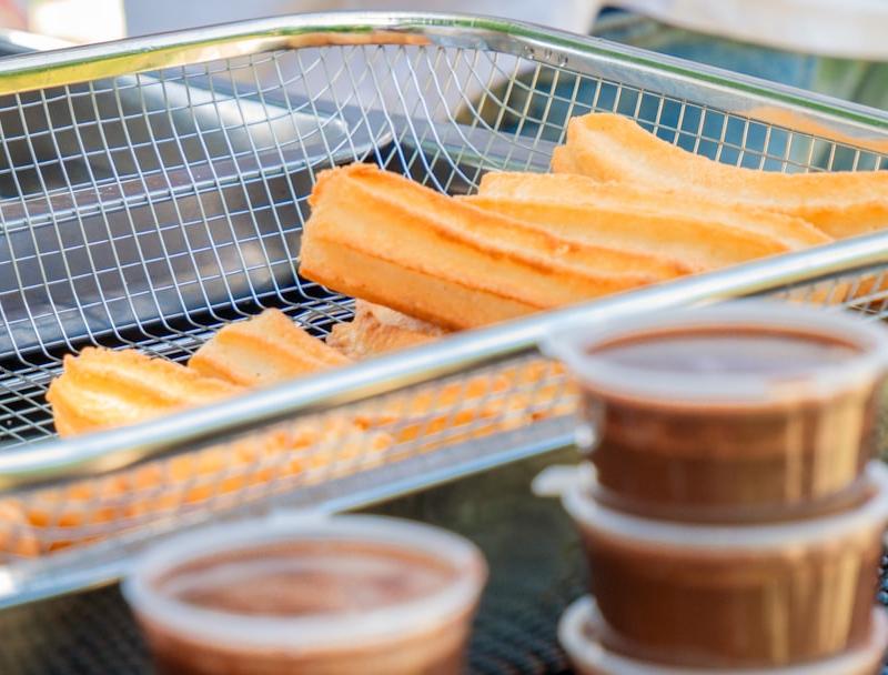 Crispy Churros with Cinnamon Sugar