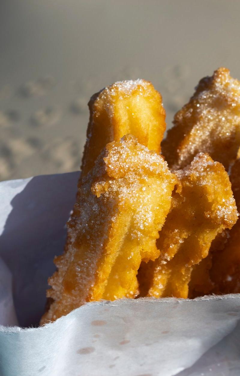 Crispy Cinnamon-Sugar Churros with Hot Chocolate