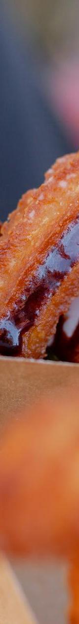 Crispy Cinnamon Churros with Hot Chocolate