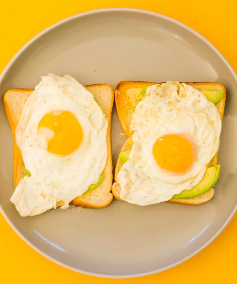 Crispy Cloud Toast with Avocado & Egg
