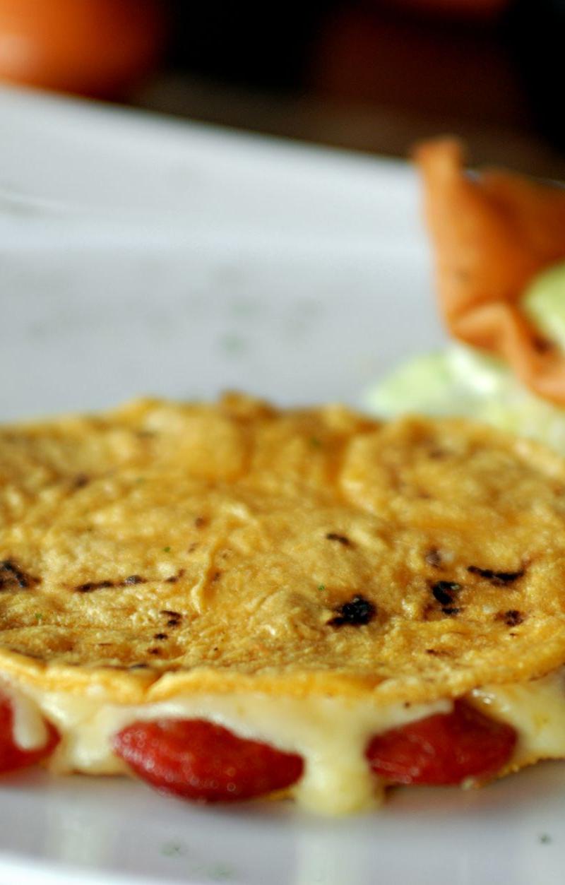 Crispy Corn Cachapas with Melted Cheese