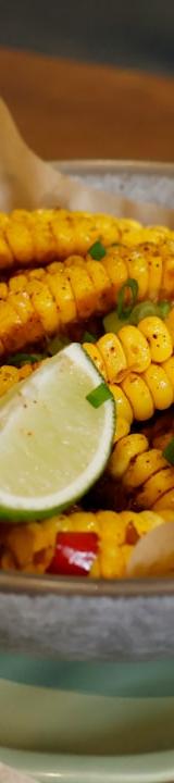 Crispy Corn Ribs with Chili-Lime Butter