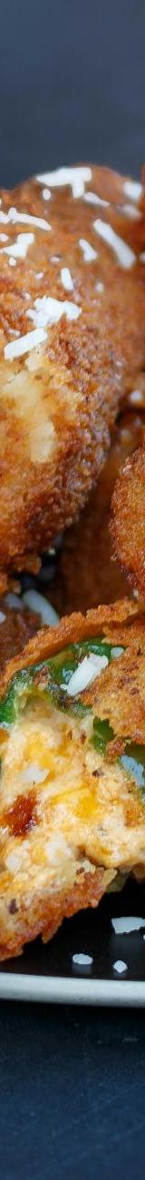 Crispy Cream Cheese Jalapeño Poppers