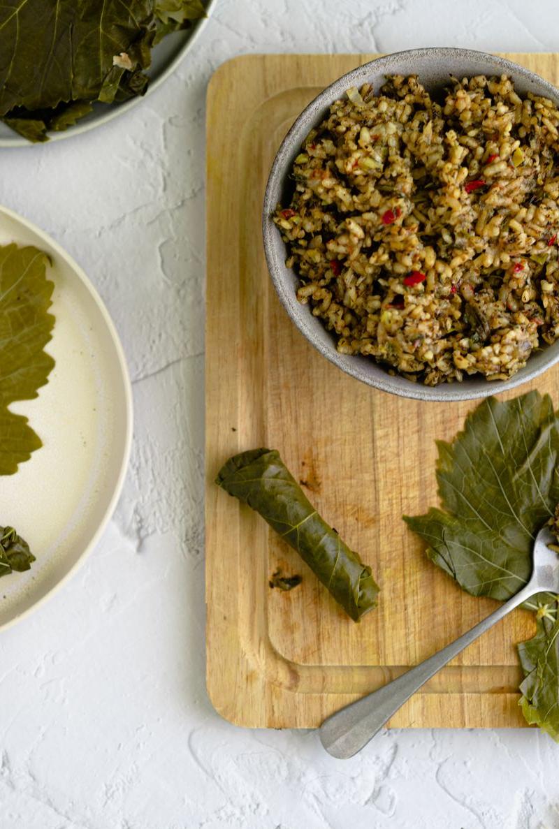 10-Min Crispy Dolmades with Lemon