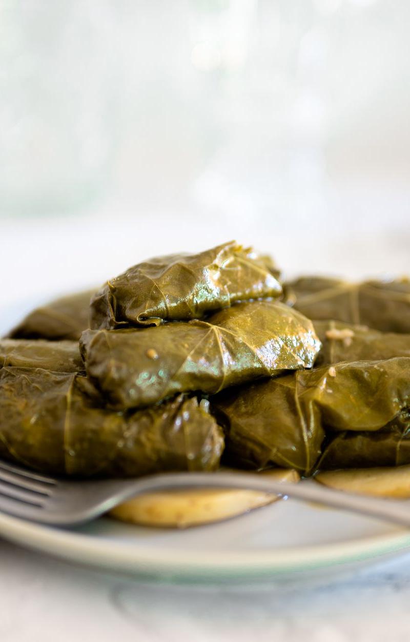 15-Min Crispy Dolmades with Lemon