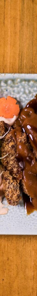 Crispy Donkatsu with Gochujang Slaw