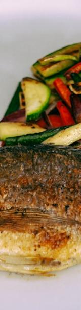 Crispy Dorade with Charred Lemon & Herbs