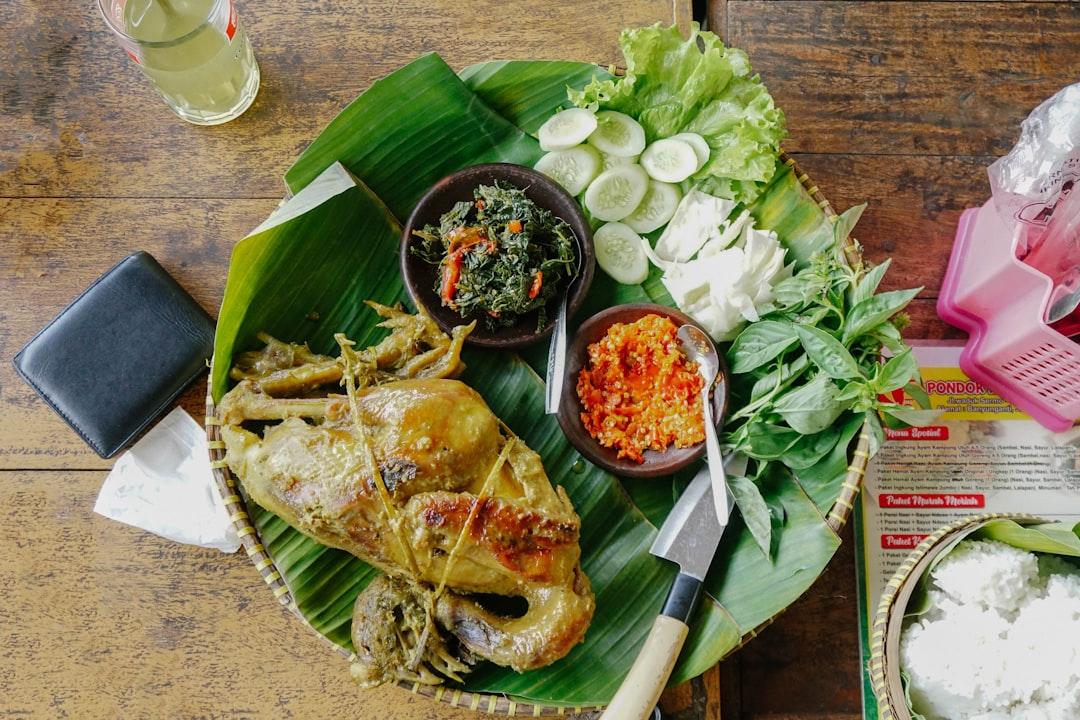 Crispy Duck with Sambal & Kangkung