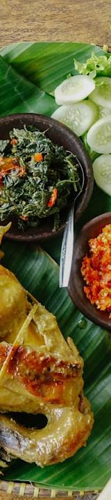 Crispy Duck with Sambal & Kangkung