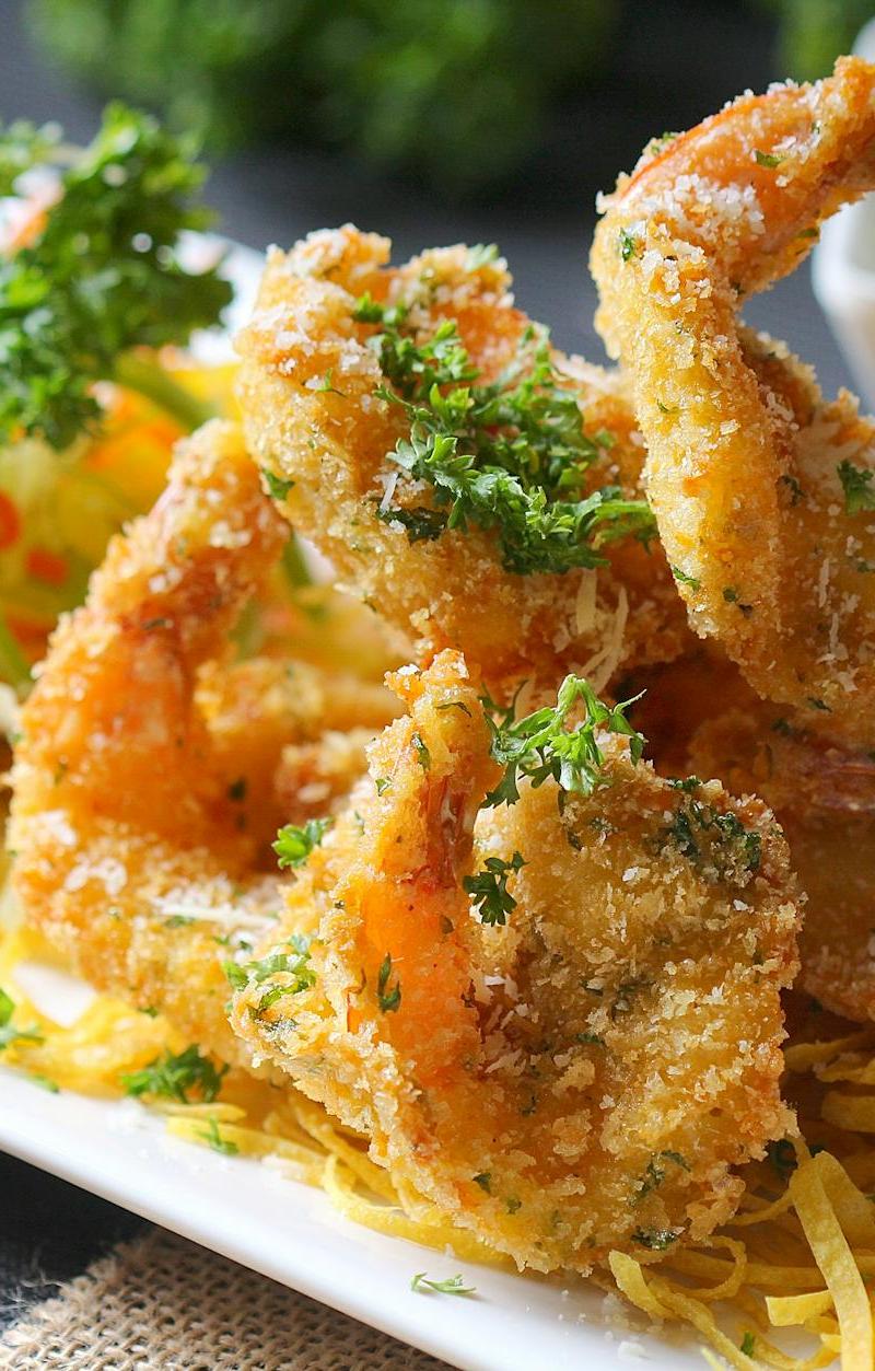 Crispy Ebi Fry with Tartar Sauce & Potato Nest