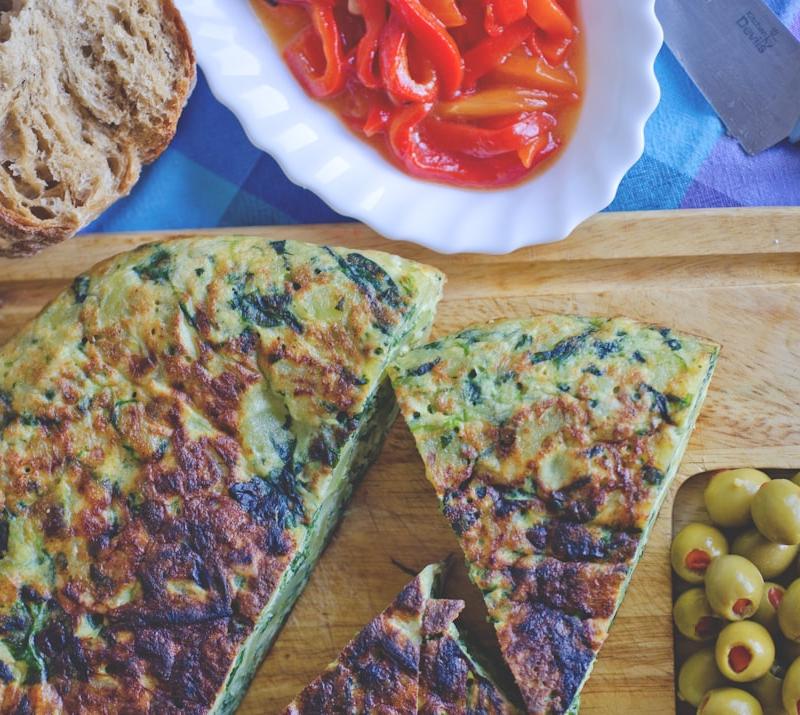 Crispy-Edge Vegetable Frittata