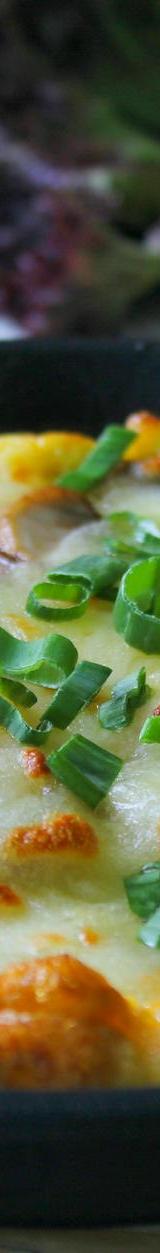 Crispy-Edge Veggie Frittata with Green Salad