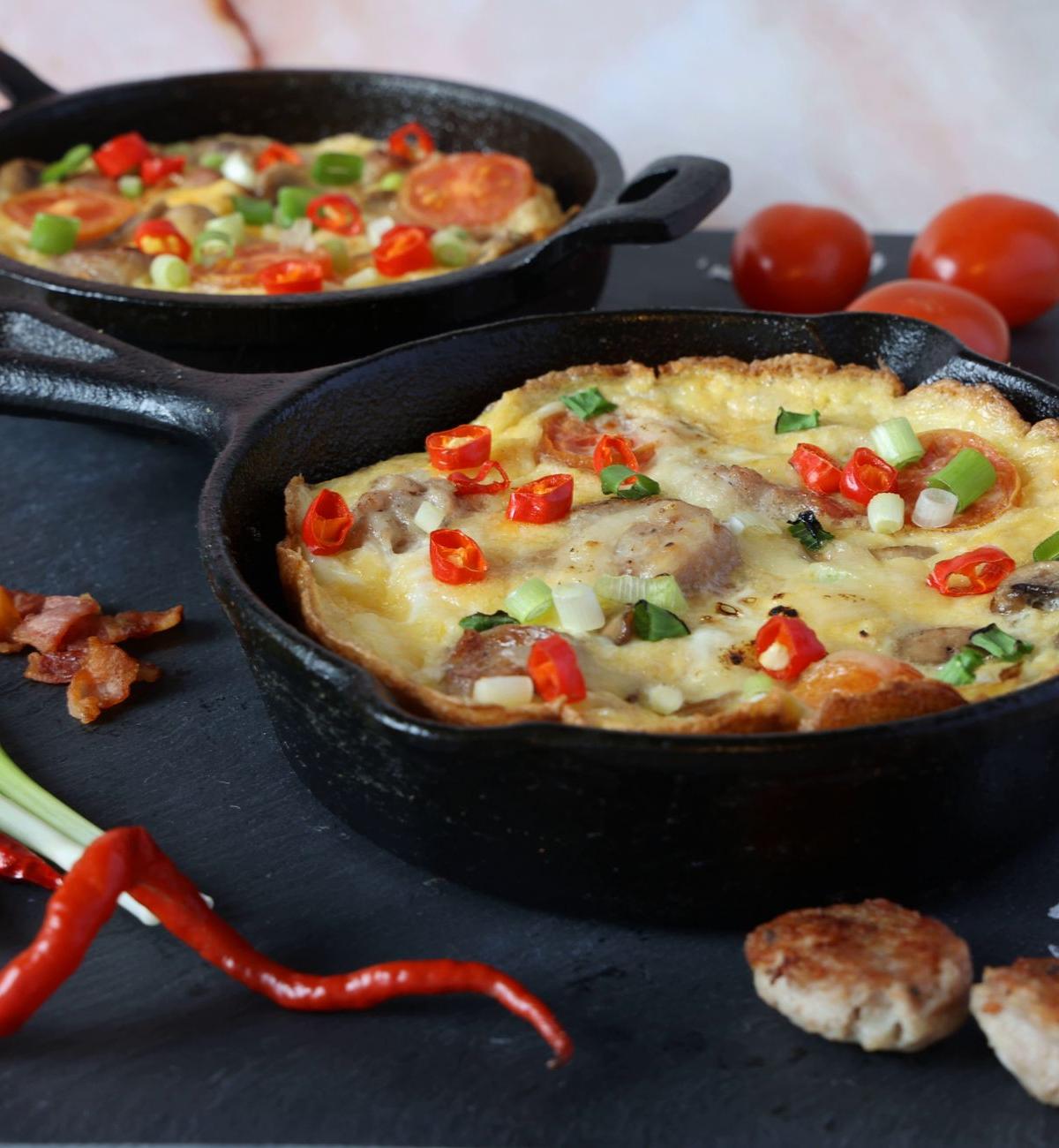 Crispy-Edged Skillet Frittata