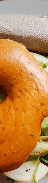 Crispy Egg & Avocado Bagel