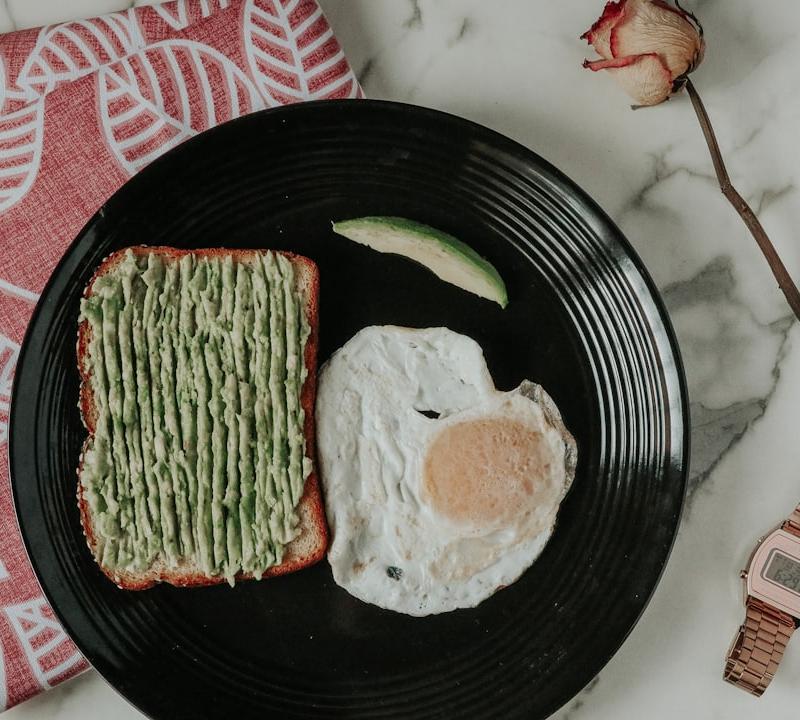 Crispy Egg Avocado Toast with Chili Oil