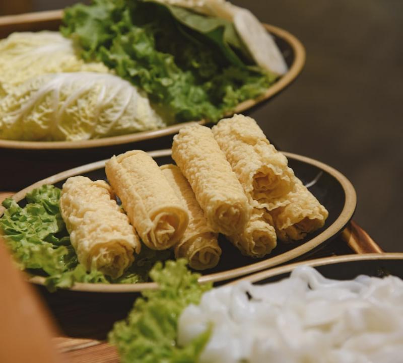 Crispy Egg Noodle Rolls