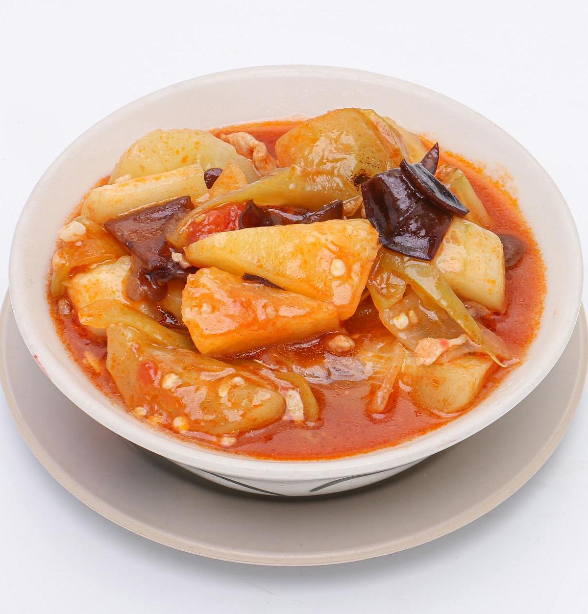 Crispy Eggplant, Potato & Pepper Stir-Fry