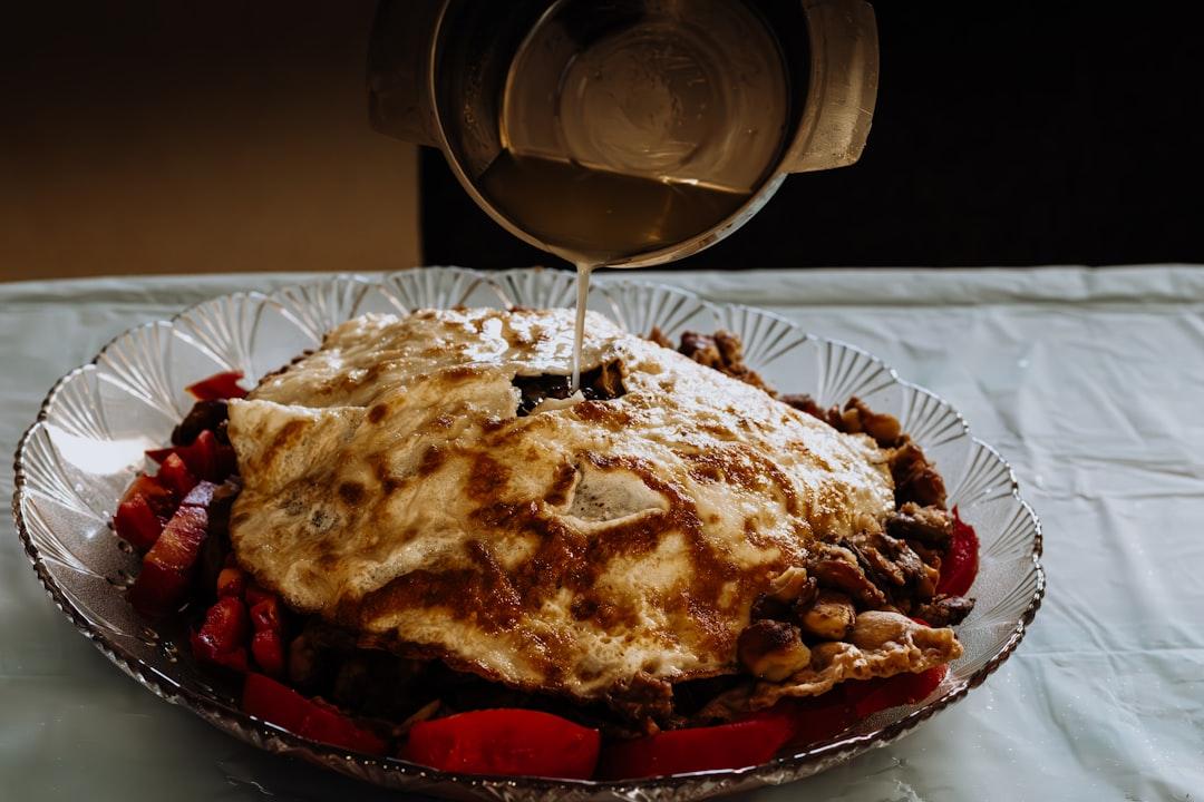 Crispy Fatteh with Spiced Lamb