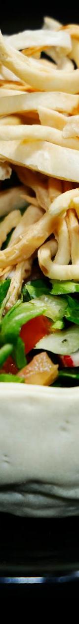 Crispy Fattoush with Lemon Dressing