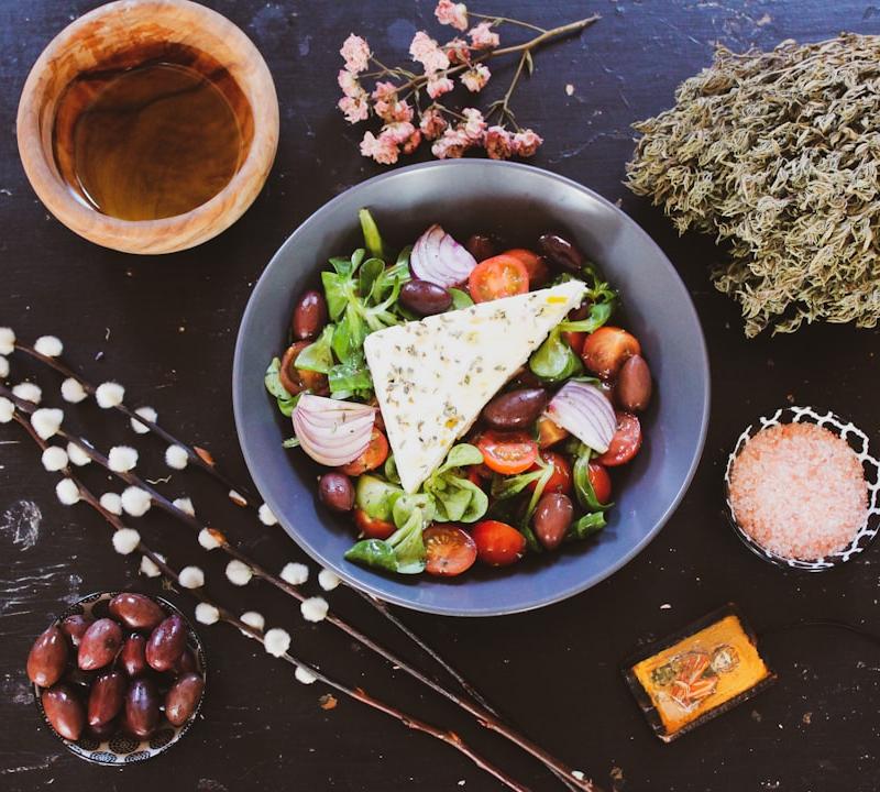 Crispy Feta Horiatiki — Greek Salad That Slaps