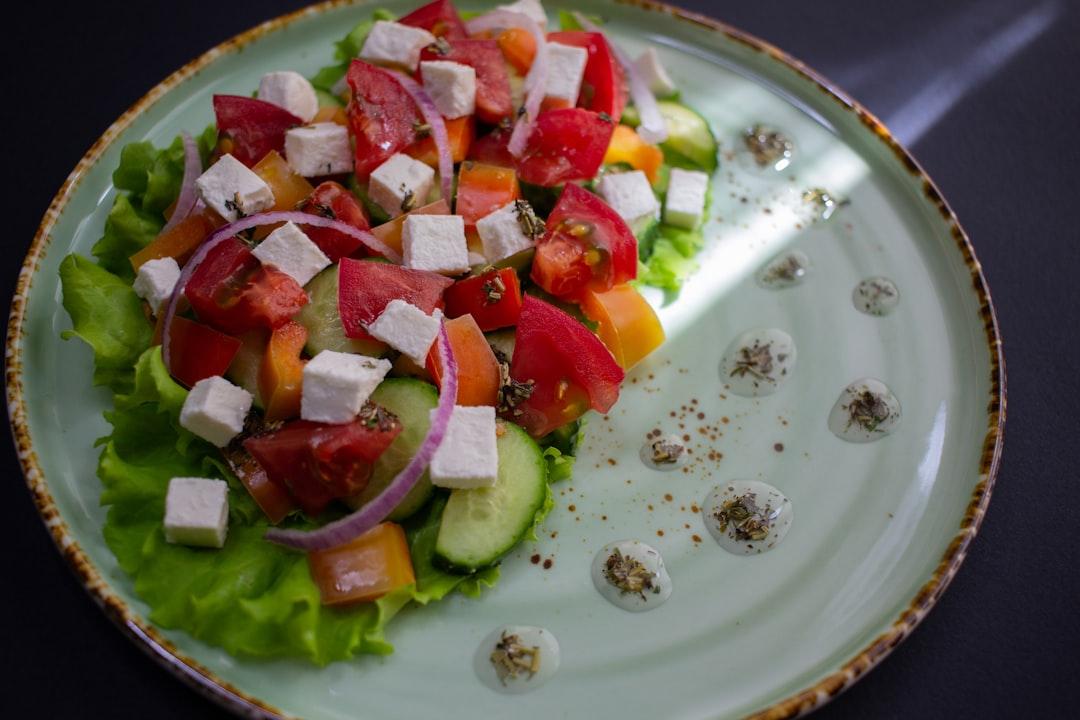 Crispy Feta Horiatiki Salad