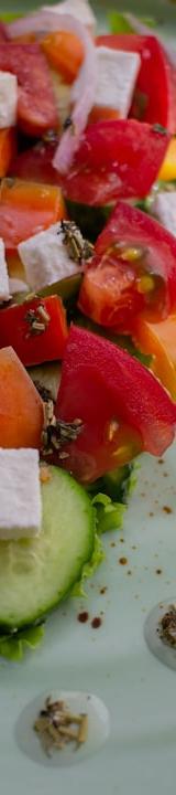 Crispy Feta Horiatiki Salad