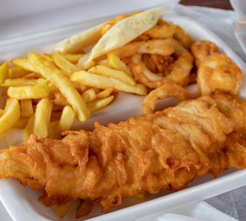 Crispy Fish Fillets with Lime Crema