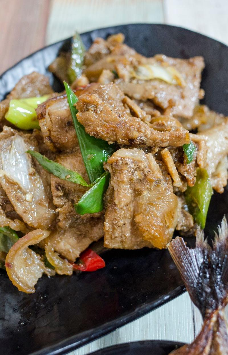 Crispy Fish with Ginger Stir-Fry