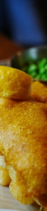 Crispy Fish & Mushy Peas
