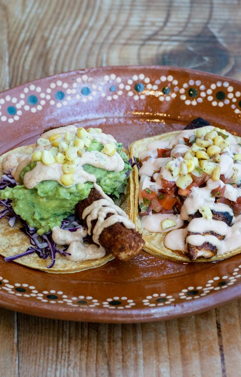 Crispy Fish Tacos with Cabbage Slaw