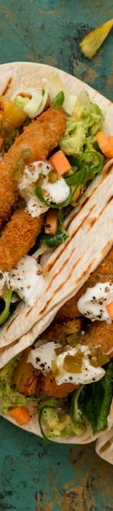 Crispy Fish Tacos with Charred Pineapple