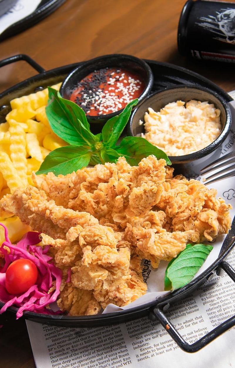 Crispy Fried Catfish with Hot Sauce