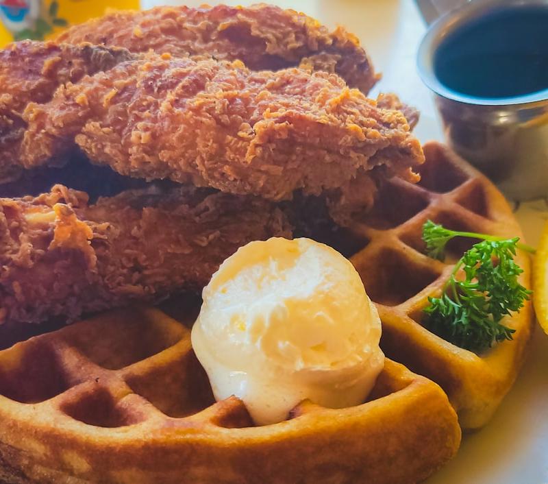 Crispy Fried Chicken & Waffles