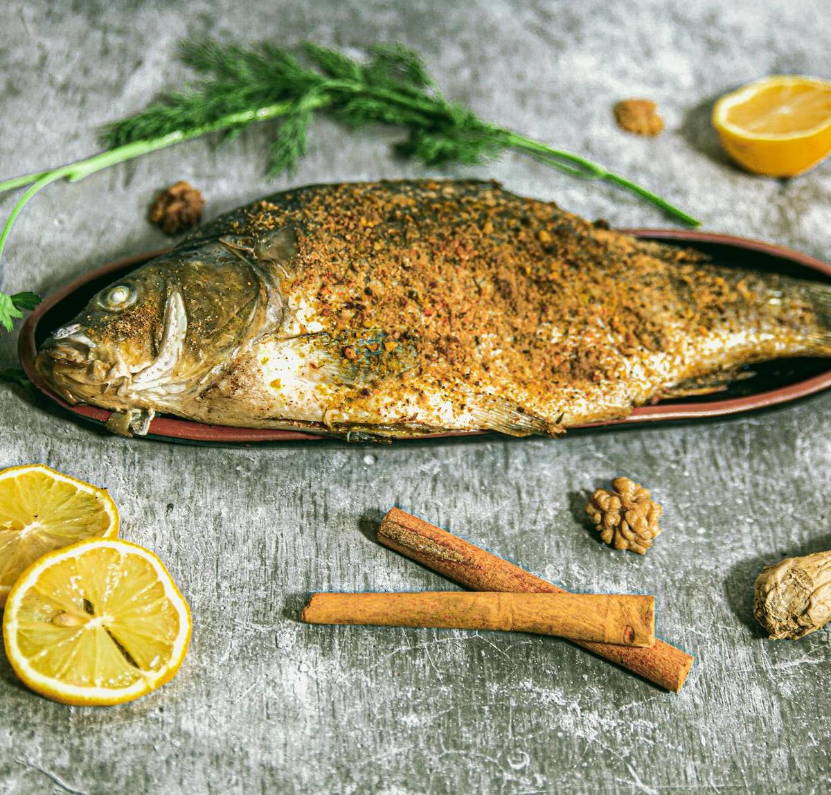 Crispy Fried Fish with Warm Spice Oil