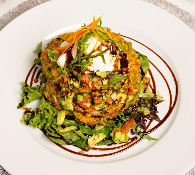 Crispy Fried Green Tomato Stack