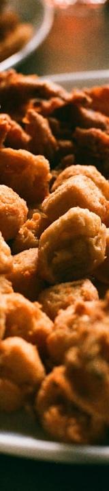 Crispy Fried Okra with Hot Honey