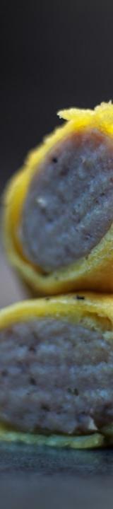 Crispy Frikandel with Curry & Mustard