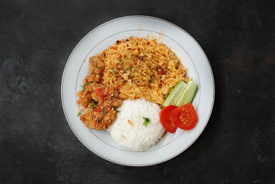 Crispy Garlic Ayam Goreng with Sambal