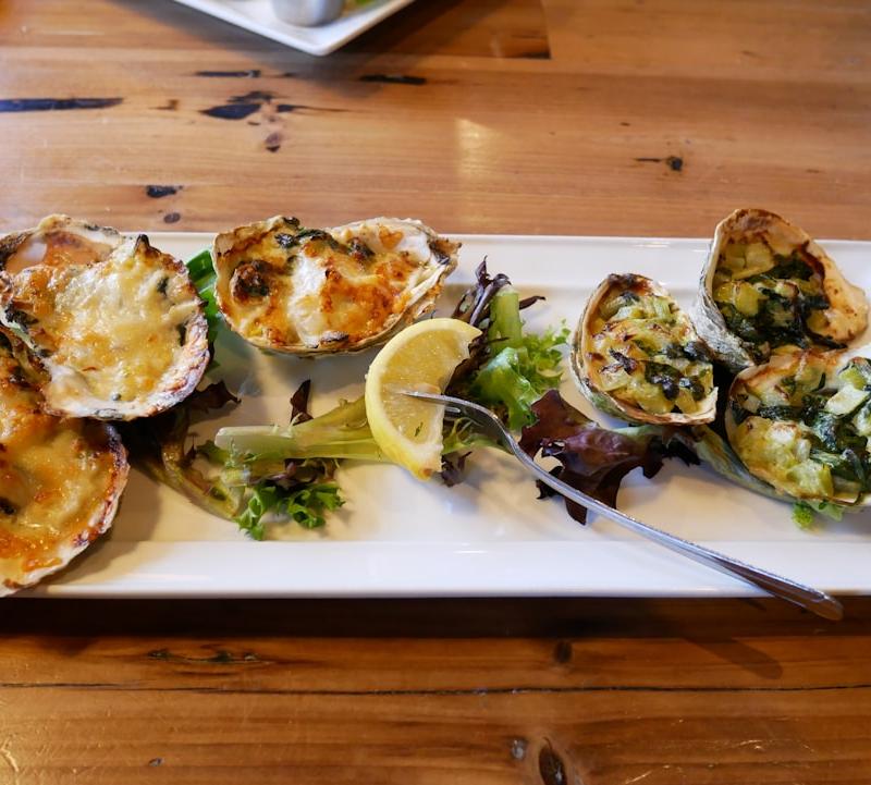 Crispy Garlic Butter Oysters