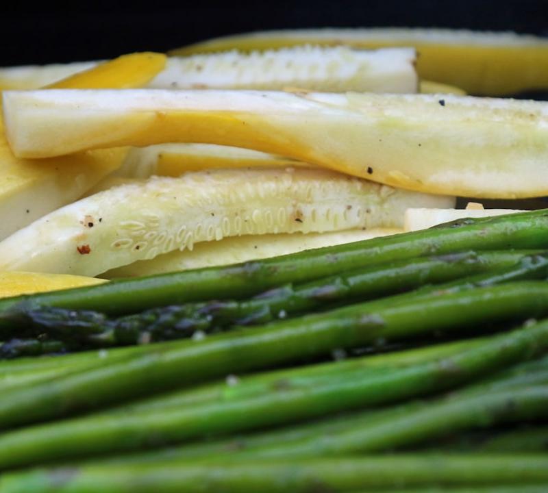 Crispy Garlic Parmesan Asparagus