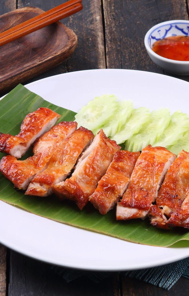 Crispy Garlic Soy Air Fryer Chicken Thighs